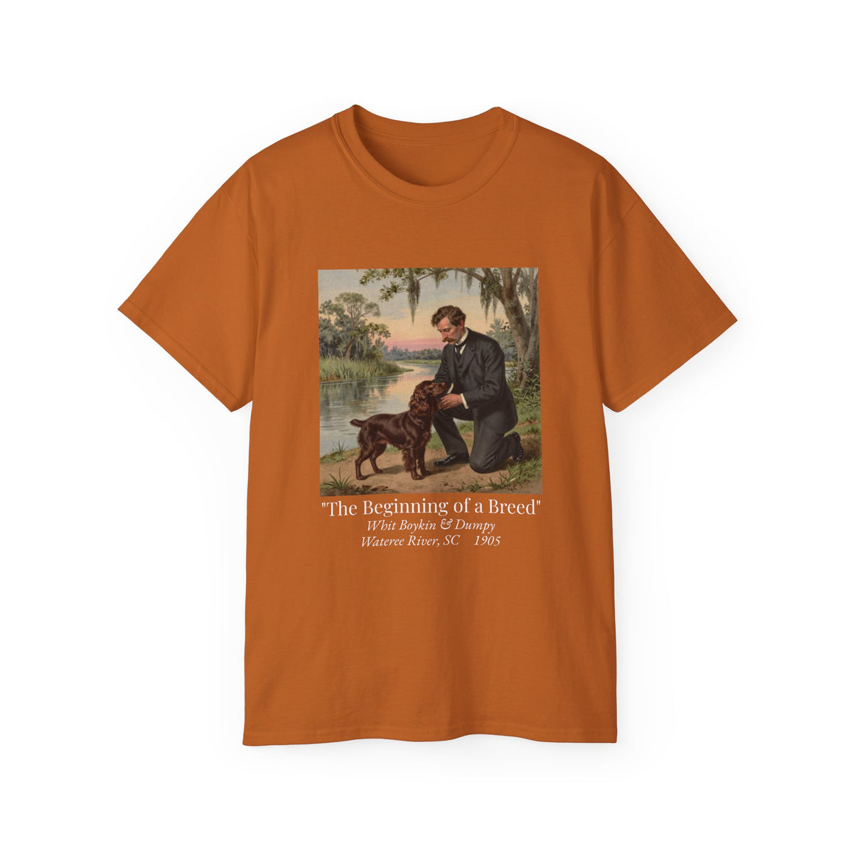 Boykin Spaniel "The Beginning of a Breed" Heritage T-Shirt