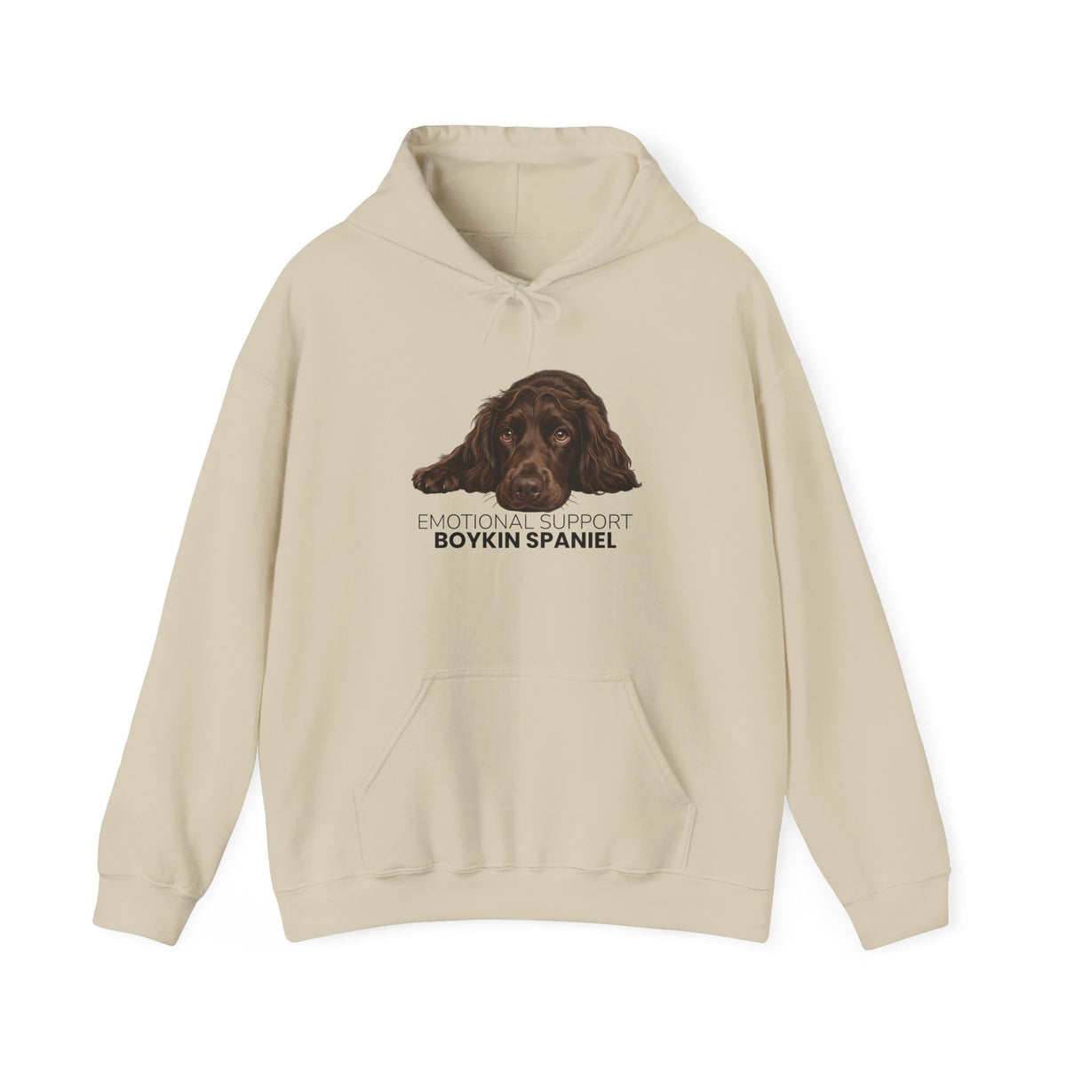 Boykin Spaniel Illustration Emotional Support Hoodie