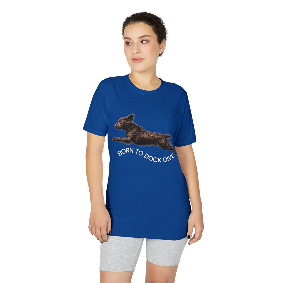 Boykin Spaniel "Born to Dock Dive" Performance T-Shirt
