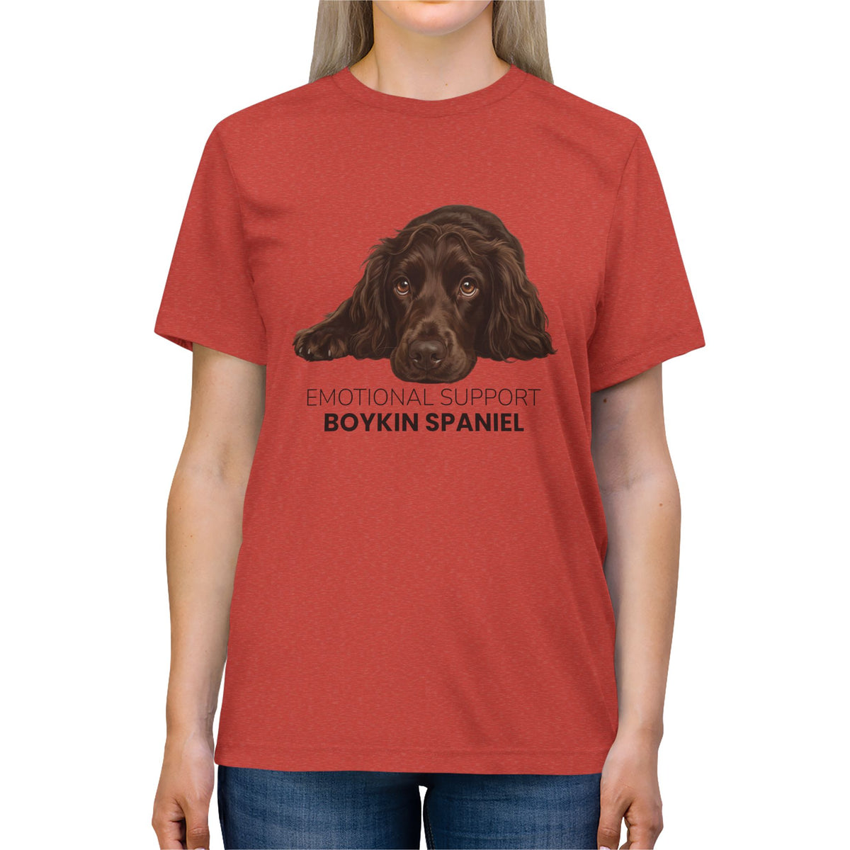 Boykin Spaniel Emotional Support Super Soft T-Shirt