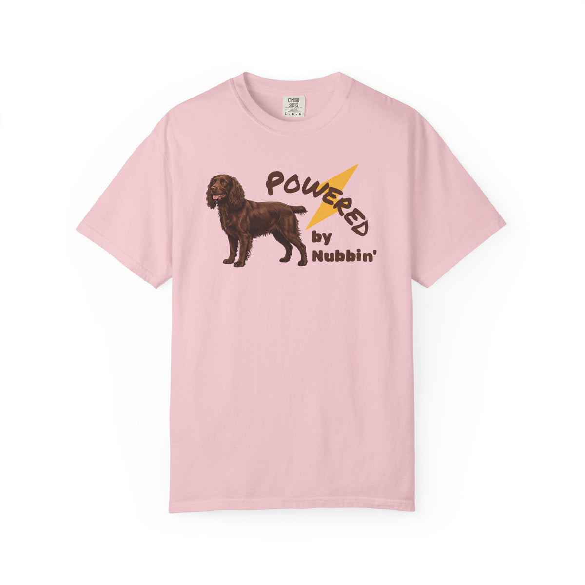 Boykin Spaniel "Powered by Nubbin" T-Shirt
