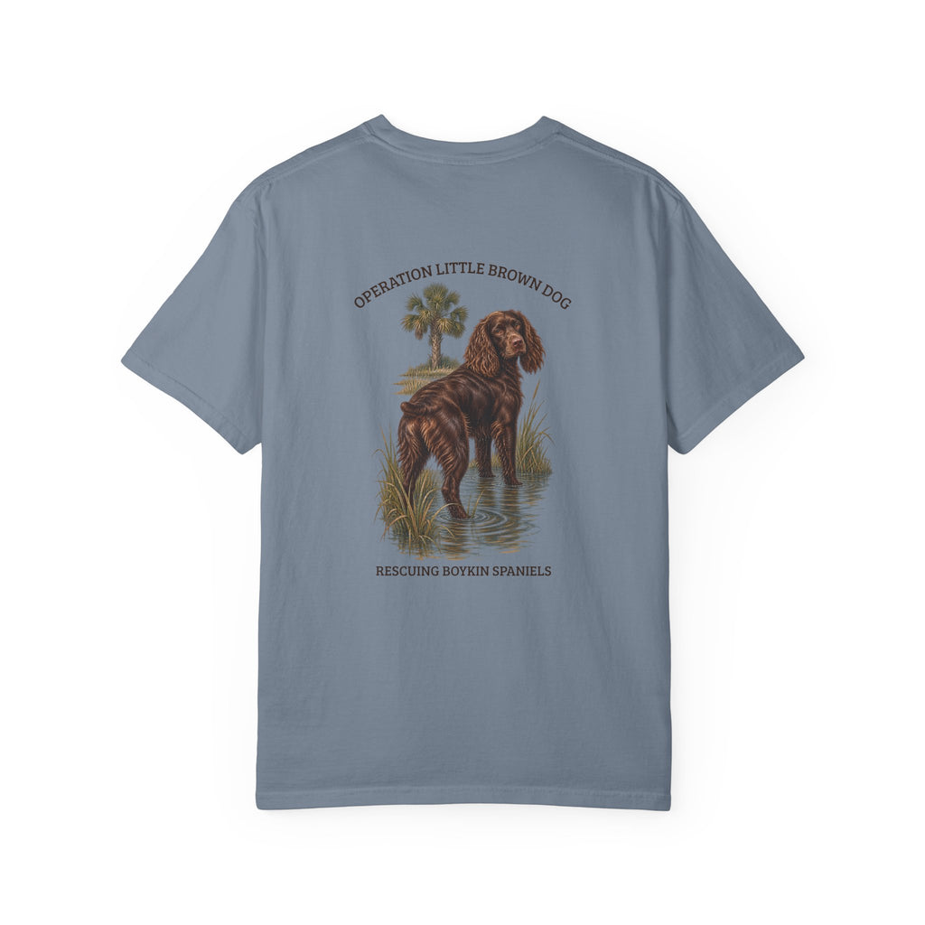 Rescuing Boykin Spaniels Operation Little Brown Dog Fundraiser T Shirt