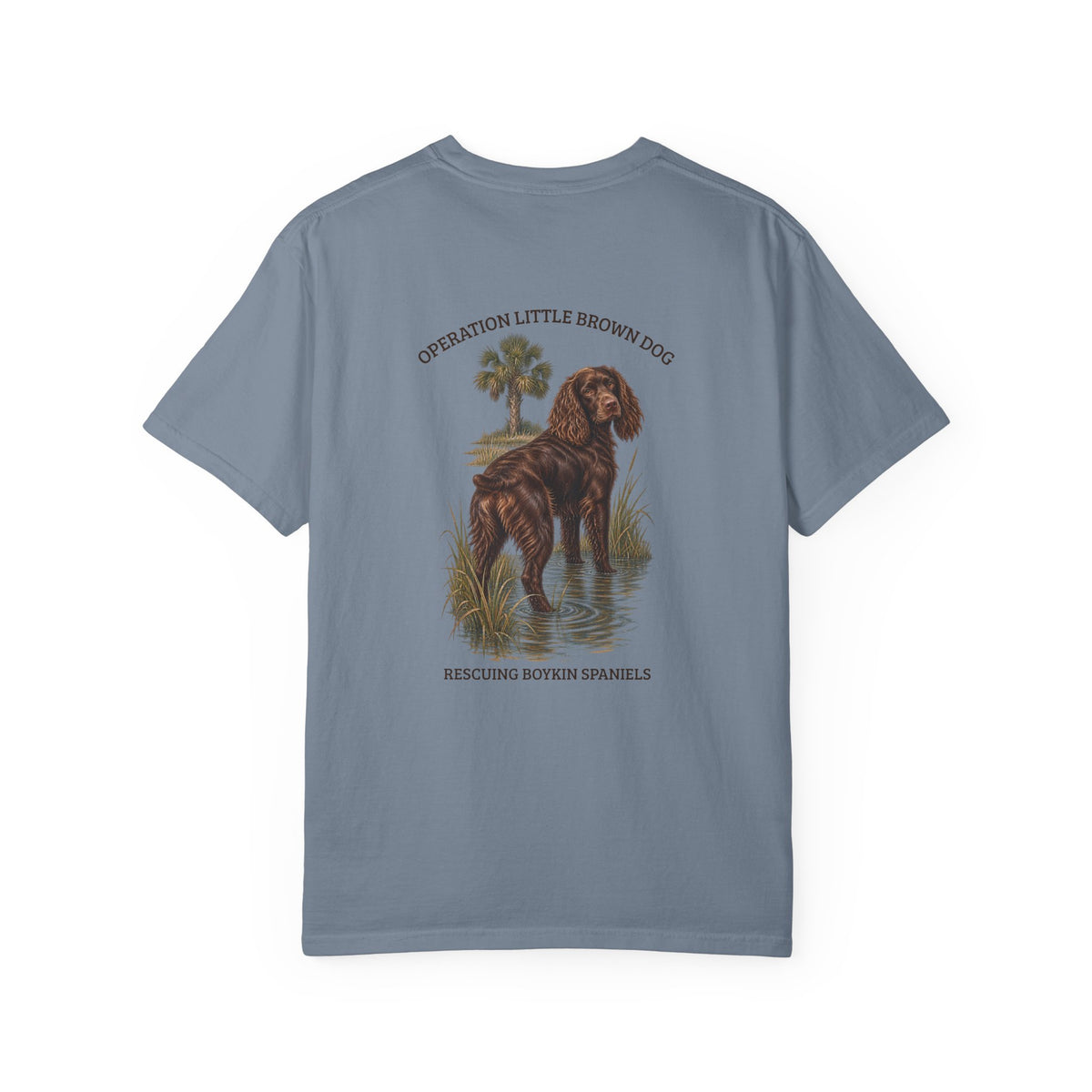 Rescuing Boykin Spaniels Operation Little Brown Dog Fundraiser T Shirt