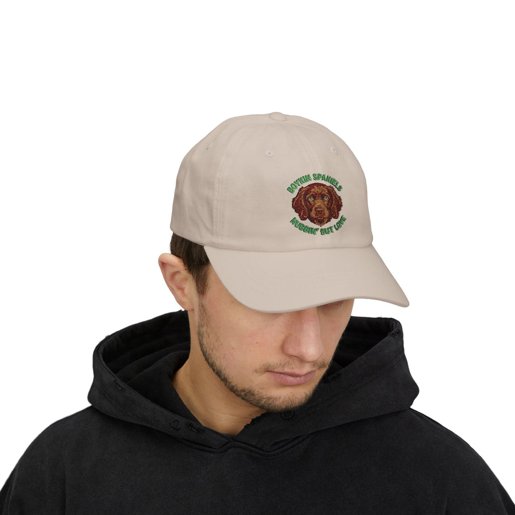 Boykin Spaniel Puppy "Nubbin' But Love" Embroidered Classic Hat