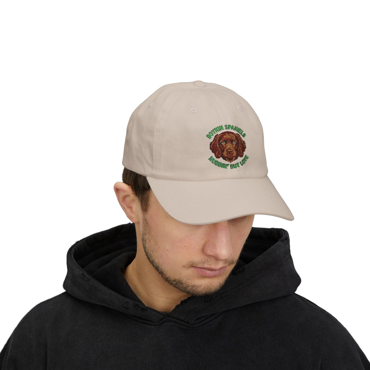 Boykin Spaniel Puppy "Nubbin' But Love" Embroidered Classic Hat