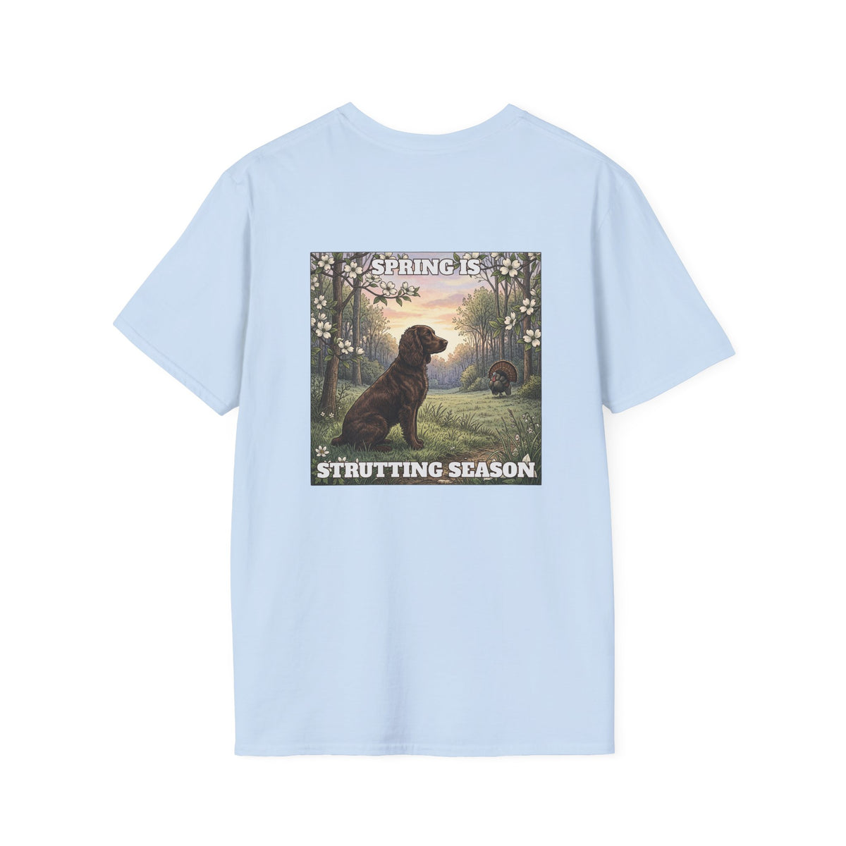 Boykin Spaniel "Spring is Strutting Season" T-Shirt