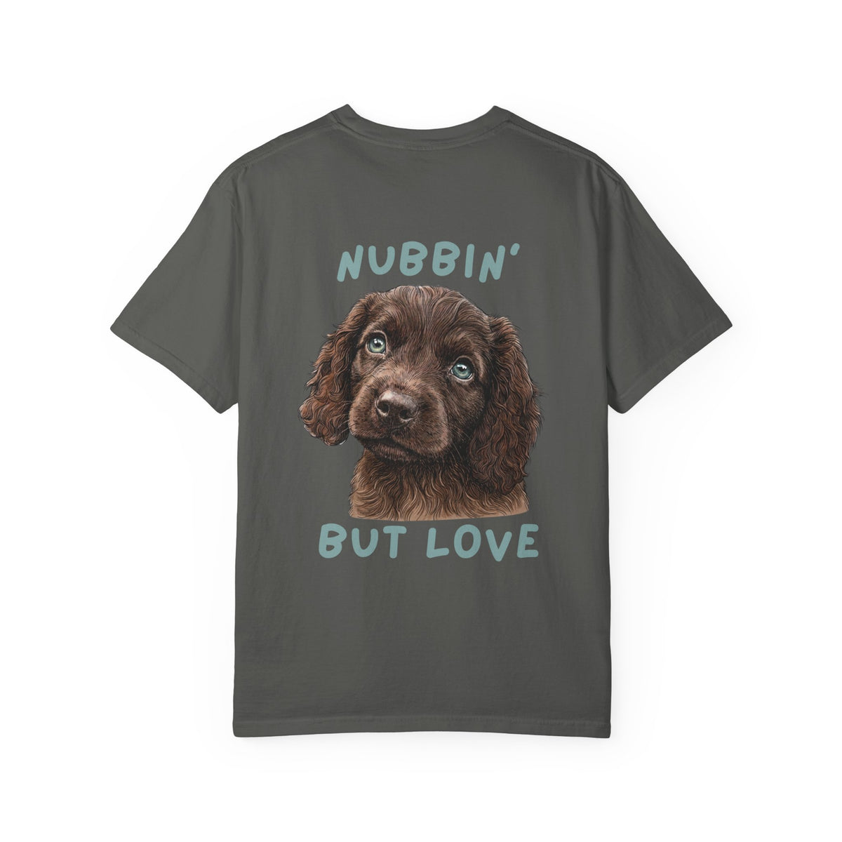 Boykin Spaniel Puppy "Nubbin' But Love" Graphic T-Shirt