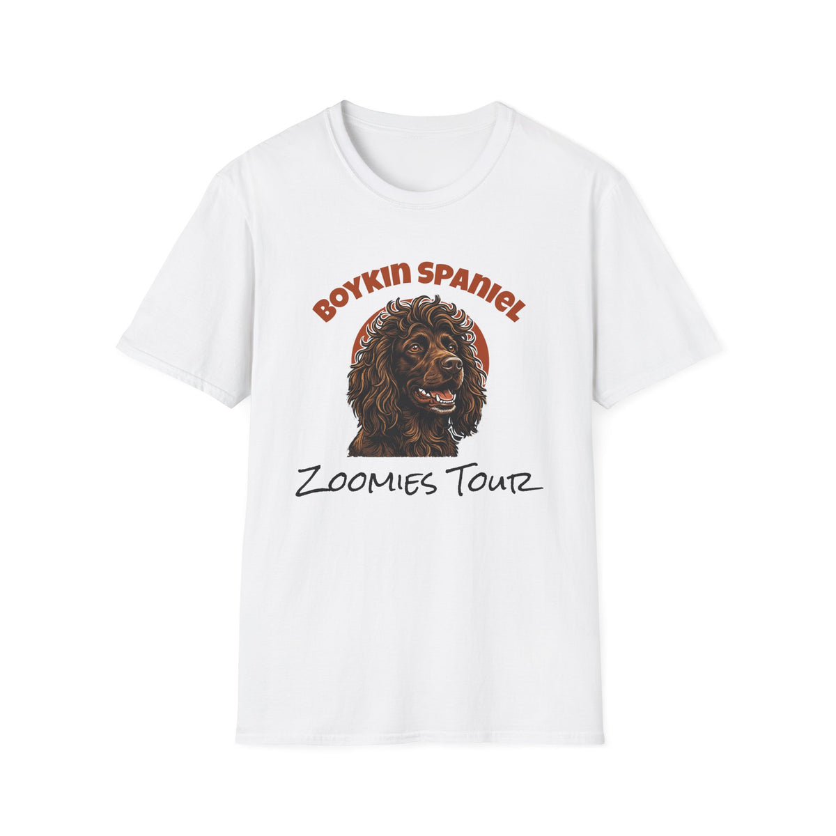 Boykin Spaniel Zoomies Tour Retro Bootleg Band Shirt