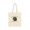 Boykin Spaniel Puppy "Nubbin' But Love" Tote Bag