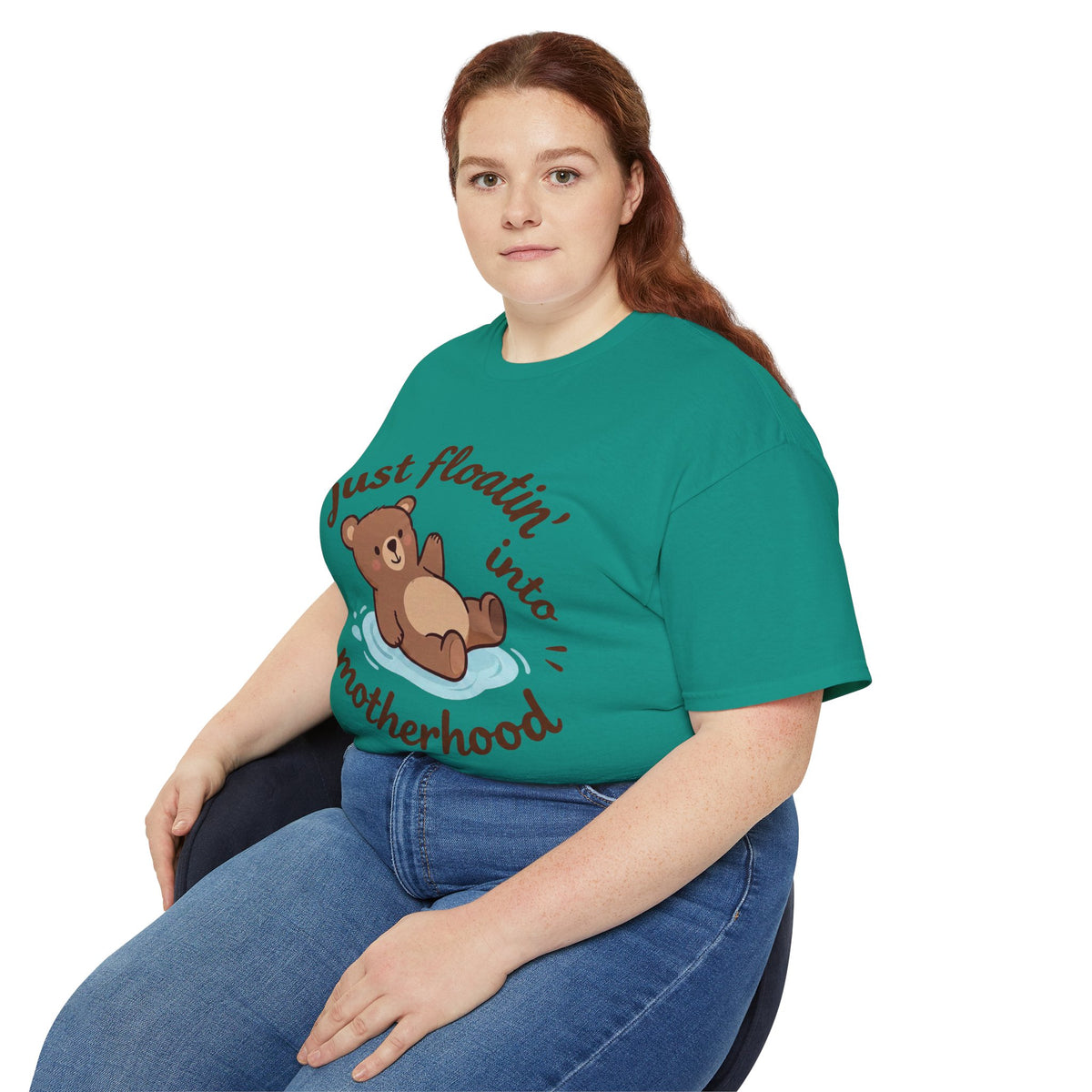 Bear "Floatin' Into Motherhood" Maternity T-Shirt