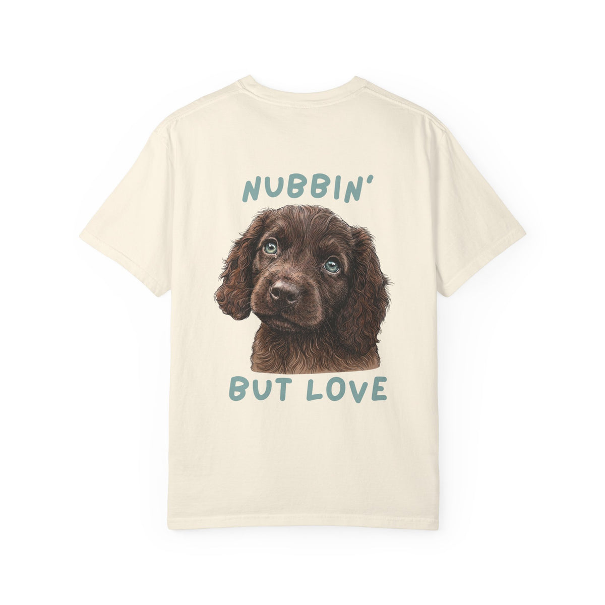Boykin Spaniel Puppy "Nubbin' But Love" Graphic T-Shirt