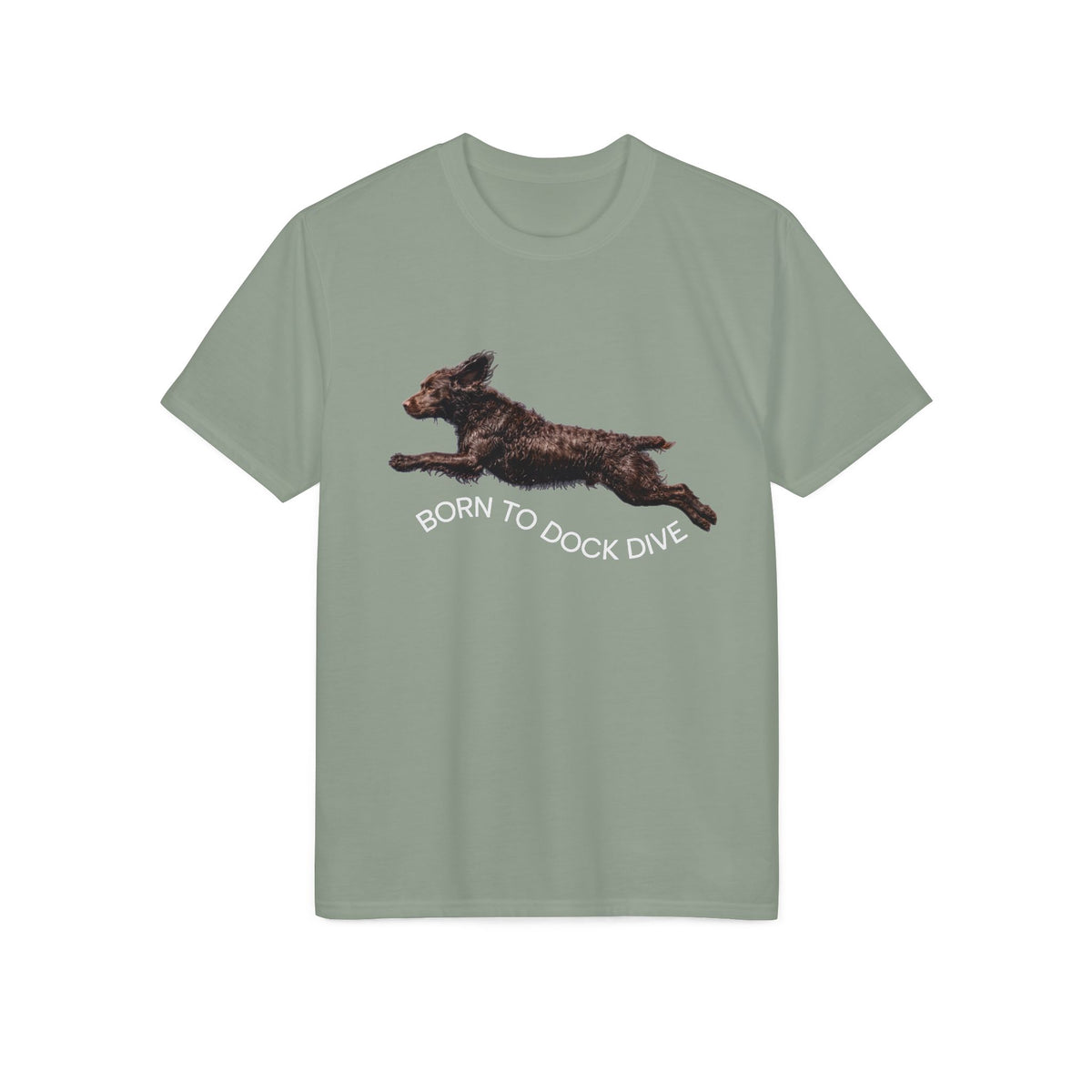 Boykin Spaniel "Born to Dock Dive" Performance T-Shirt