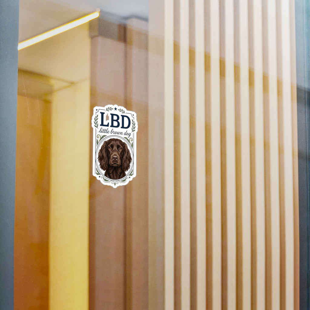 Boykin Spaniel Little Brown Dog LBD Kiss-Cut Vinyl Sticker