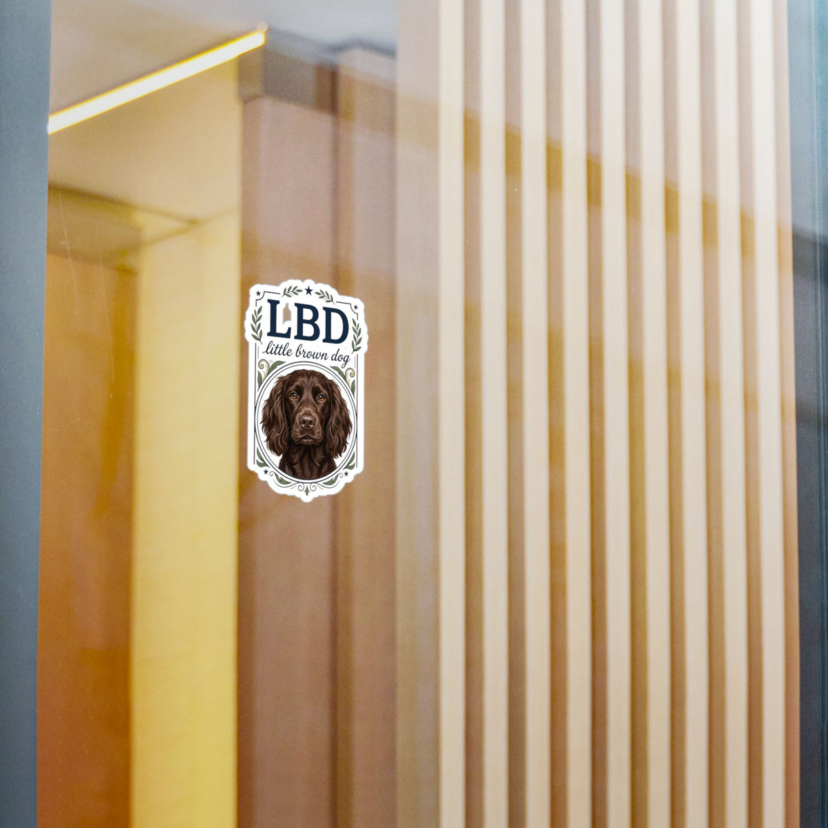 Boykin Spaniel Little Brown Dog LBD Kiss-Cut Vinyl Sticker