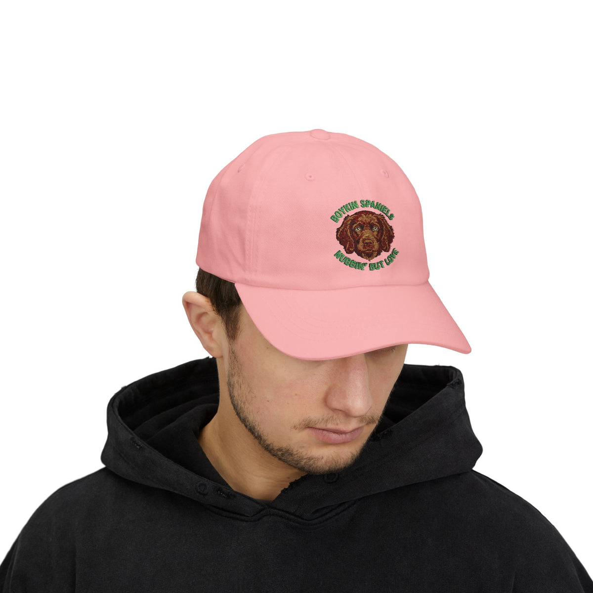 Boykin Spaniel Puppy "Nubbin' But Love" Embroidered Classic Hat