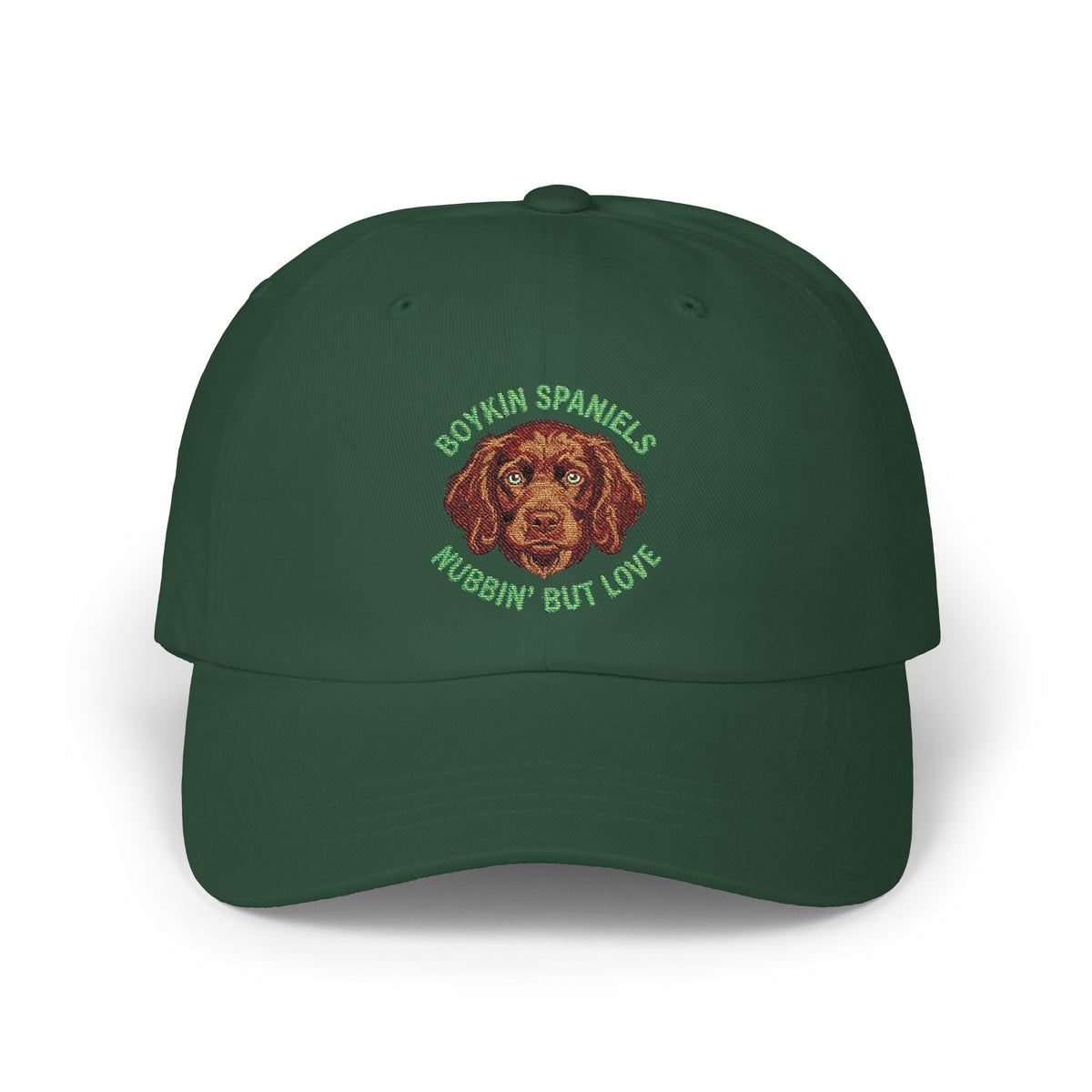 Boykin Spaniel Puppy "Nubbin' But Love" Embroidered Classic Hat