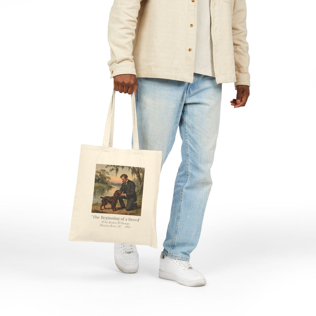 Boykin Spaniel "Beginning of a Breed" Heritage Tote Bag
