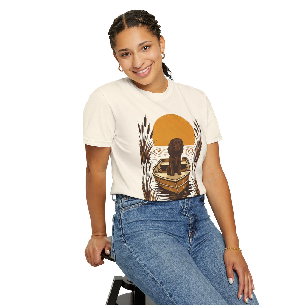 Boykin Spaniel "The Dog That Doesn't Rock the Boat" Duck Hunting T-Shirt