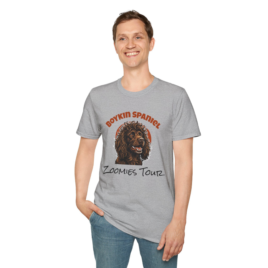 Boykin Spaniel Zoomies Tour Retro Bootleg Band Shirt