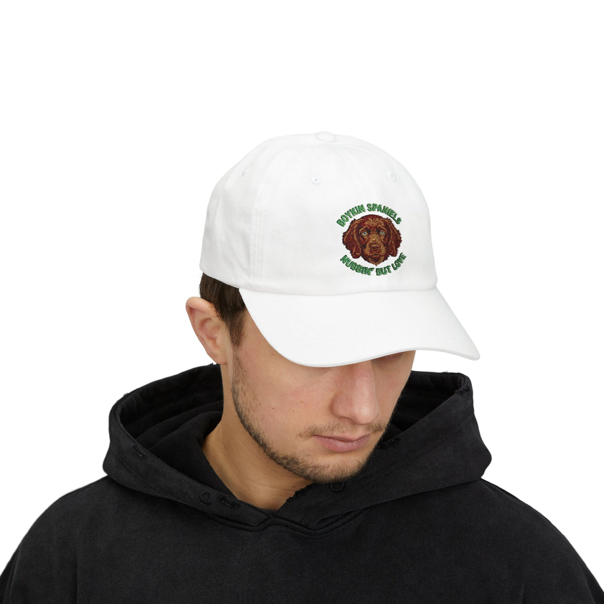 Boykin Spaniel Puppy "Nubbin' But Love" Embroidered Classic Hat