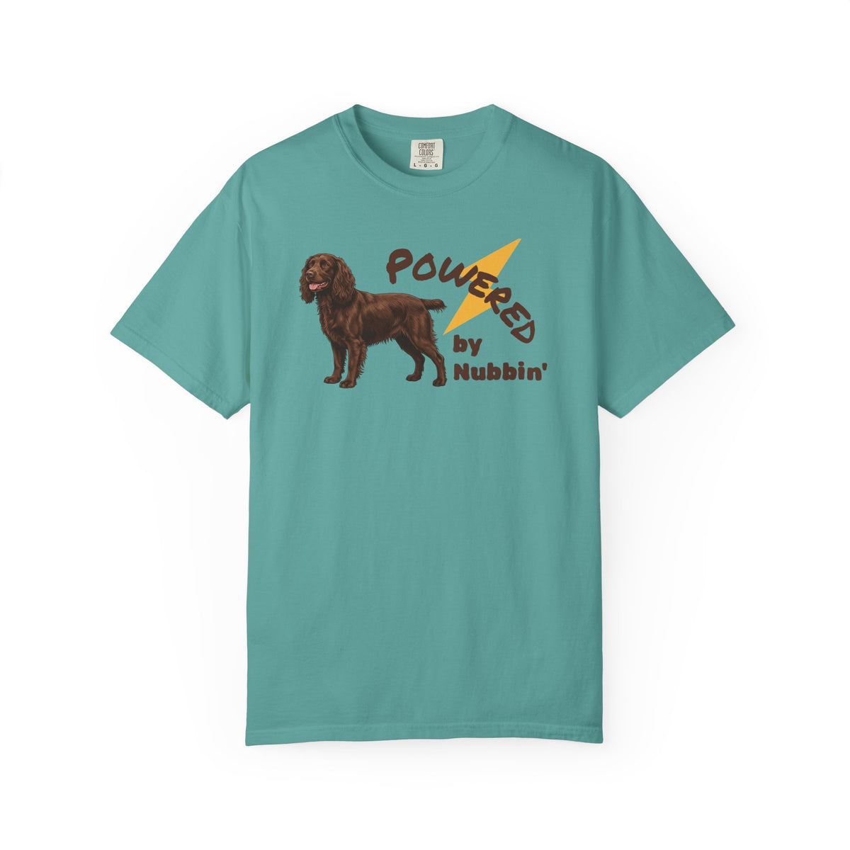 Boykin Spaniel "Powered by Nubbin" T-Shirt