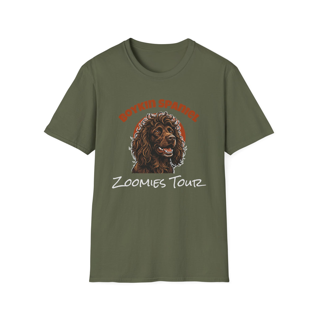 Boykin Spaniel Zoomies Tour Retro Bootleg Band Shirt