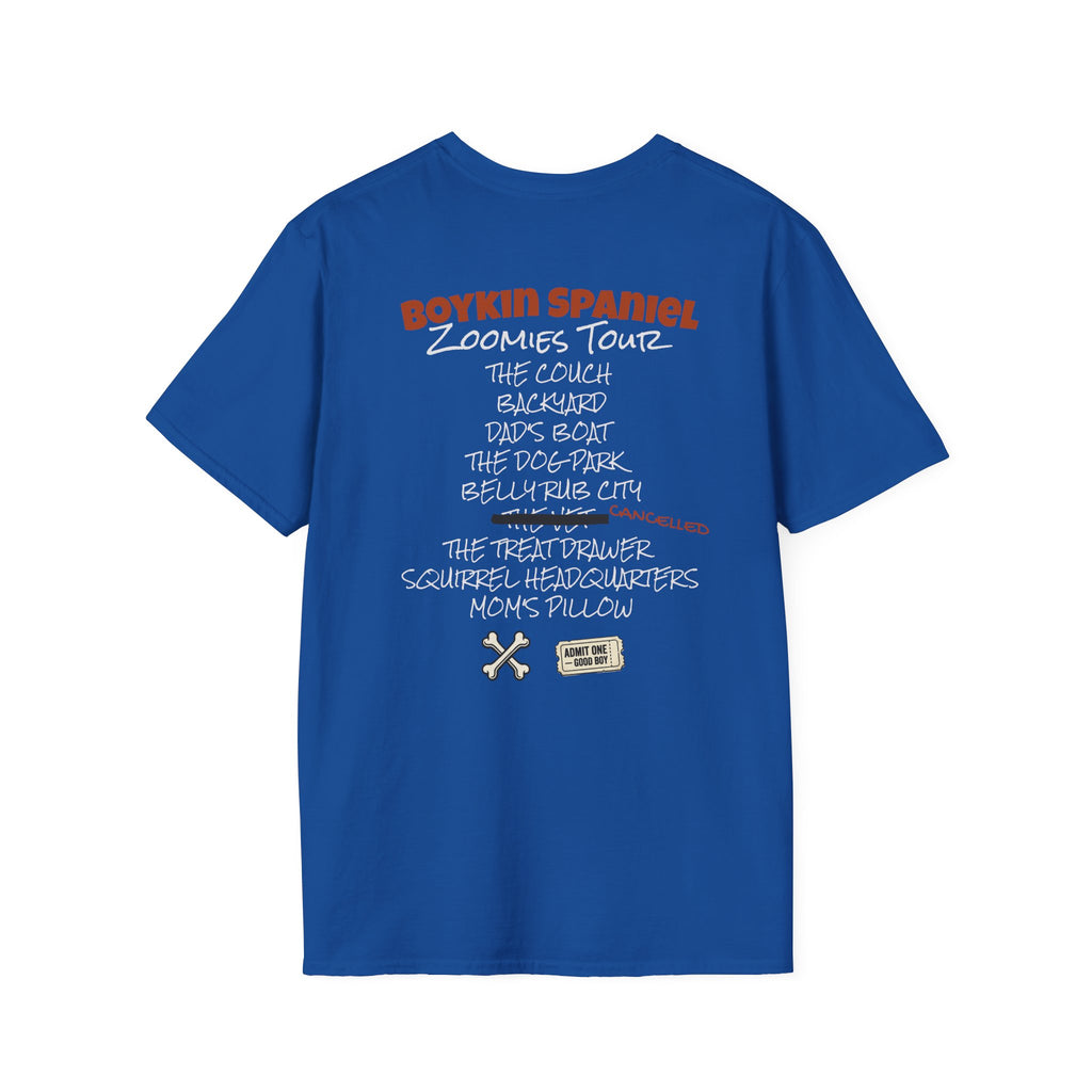 Boykin Spaniel Zoomies Tour Retro Bootleg Band Shirt