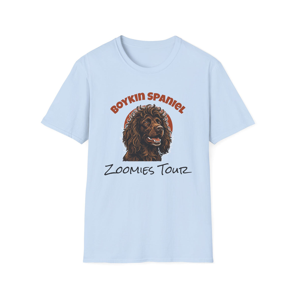 Boykin Spaniel Zoomies Tour Retro Bootleg Band Shirt