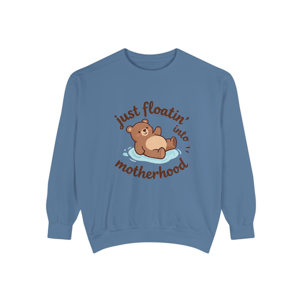 Bear "Floatin' Into Motherhood" Maternity Sweatshirt