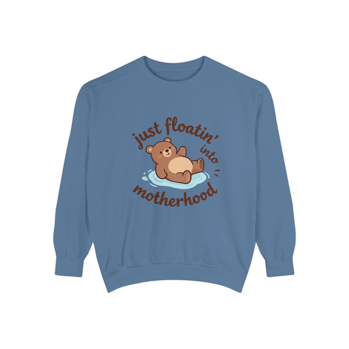 Bear "Floatin' Into Motherhood" Maternity Sweatshirt