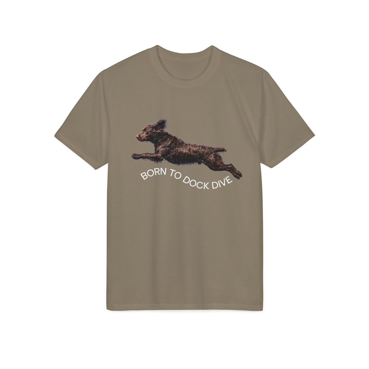 Boykin Spaniel "Born to Dock Dive" Performance T-Shirt