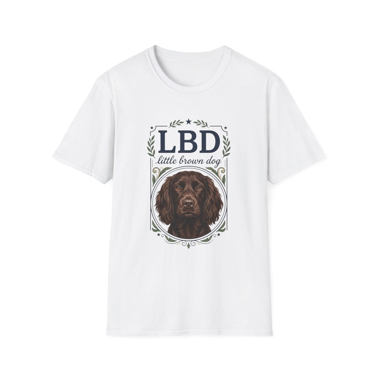 Boykin Spaniel LBD Little Brown Dog Crest T-Shirt