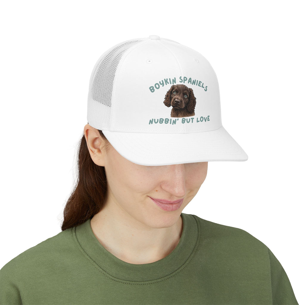 Boykin Spaniel "Nubbìn' But Love" Snapback Trucker Cap