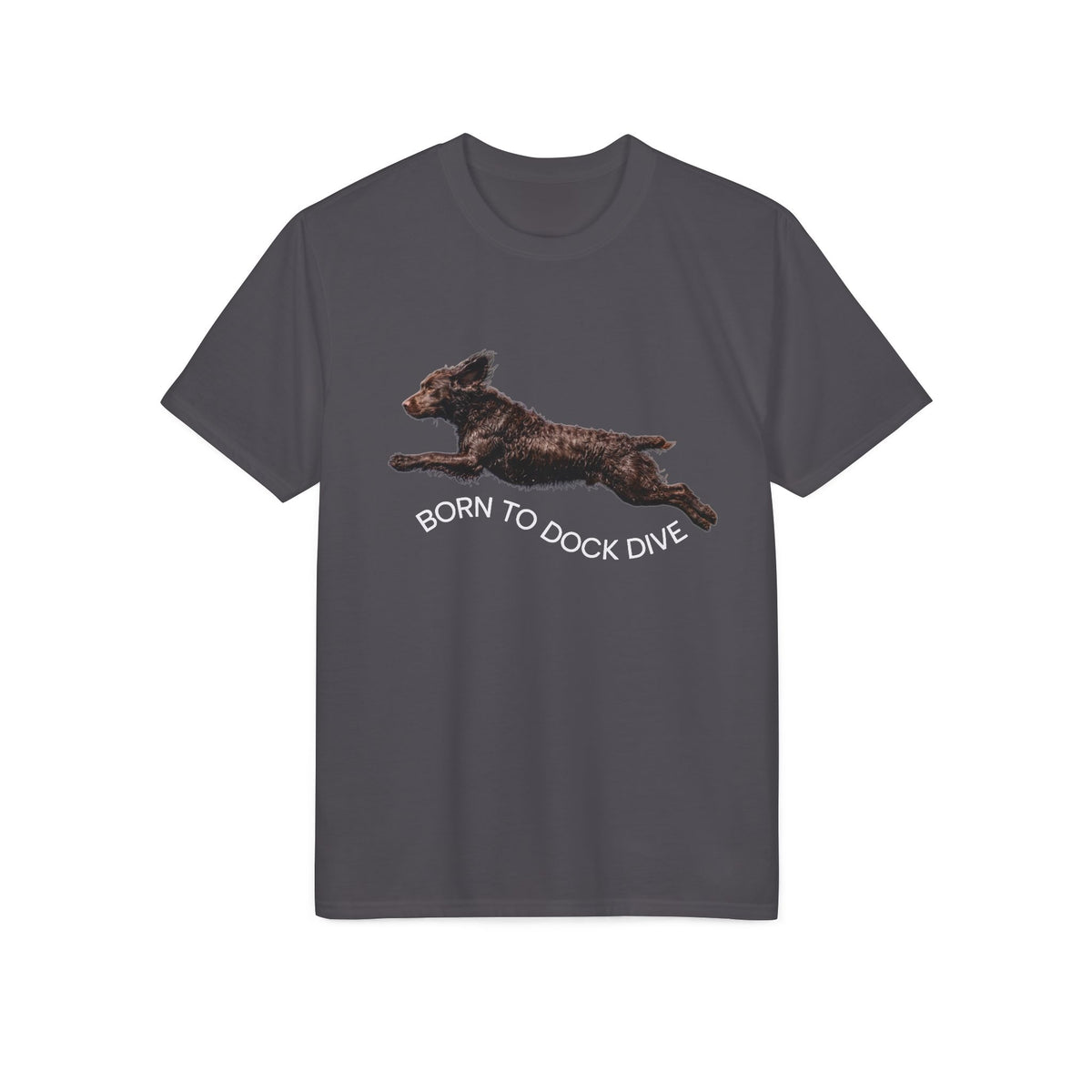 Boykin Spaniel "Born to Dock Dive" Performance T-Shirt