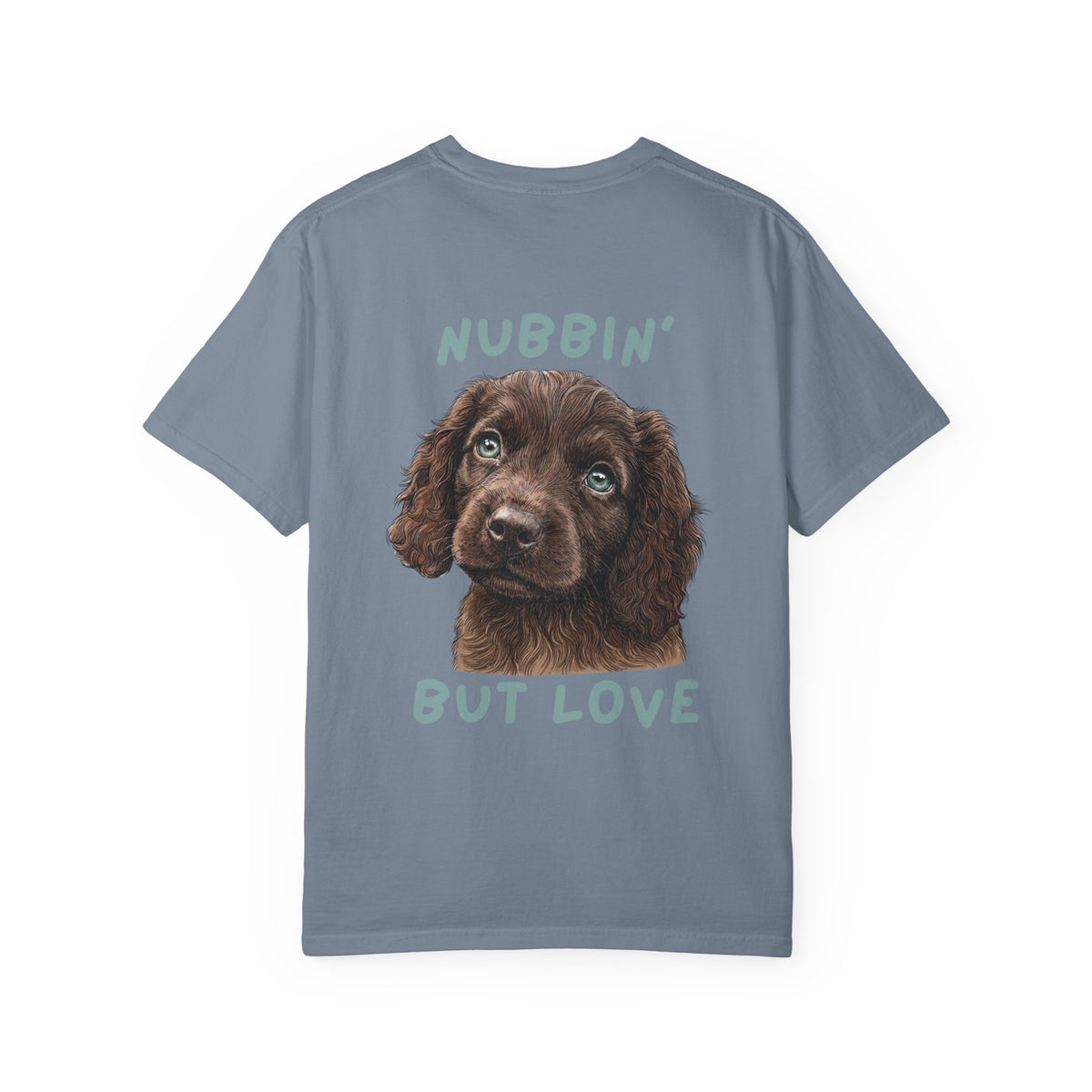 Boykin Spaniel Puppy "Nubbin' But Love" Graphic T-Shirt
