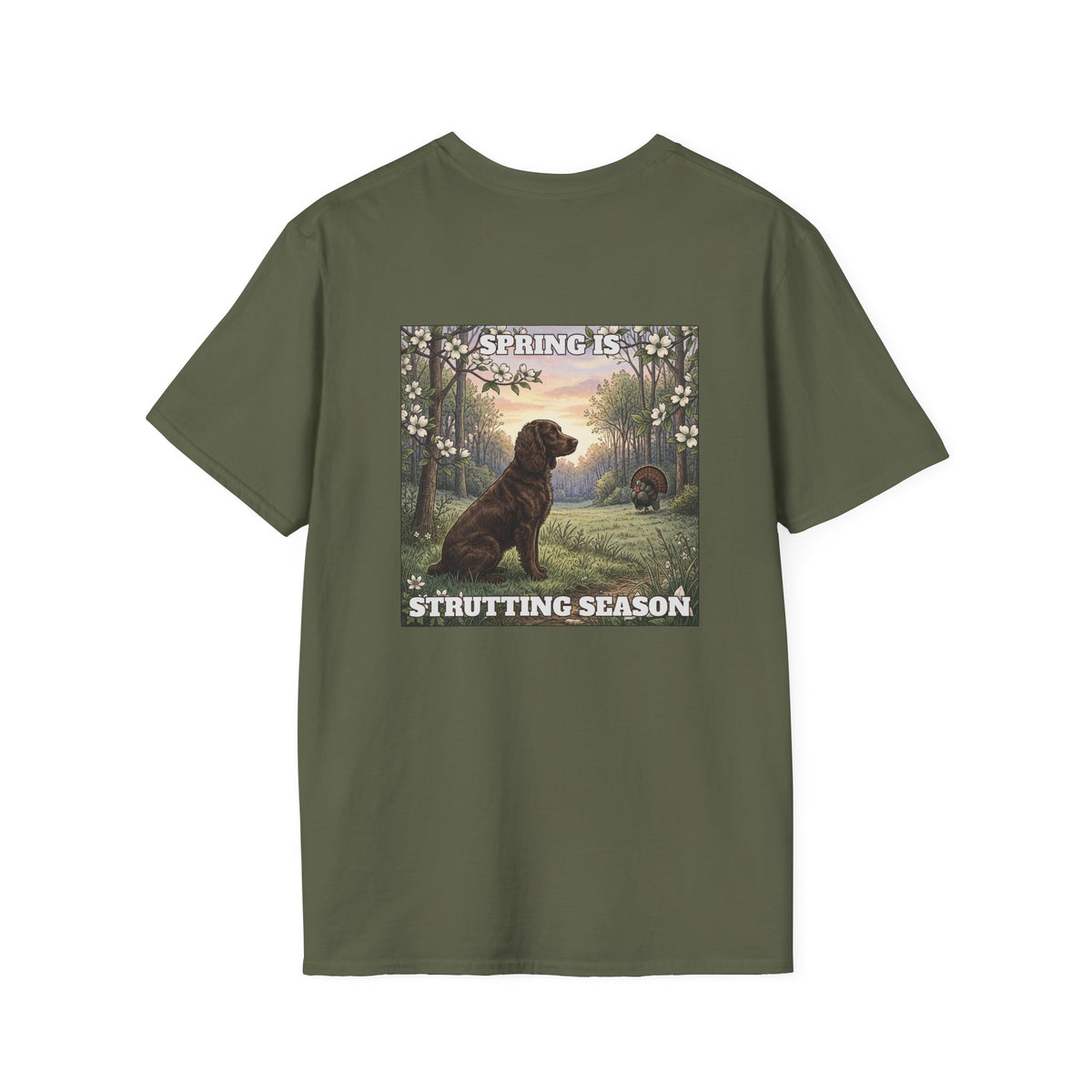Boykin Spaniel "Spring is Strutting Season" T-Shirt