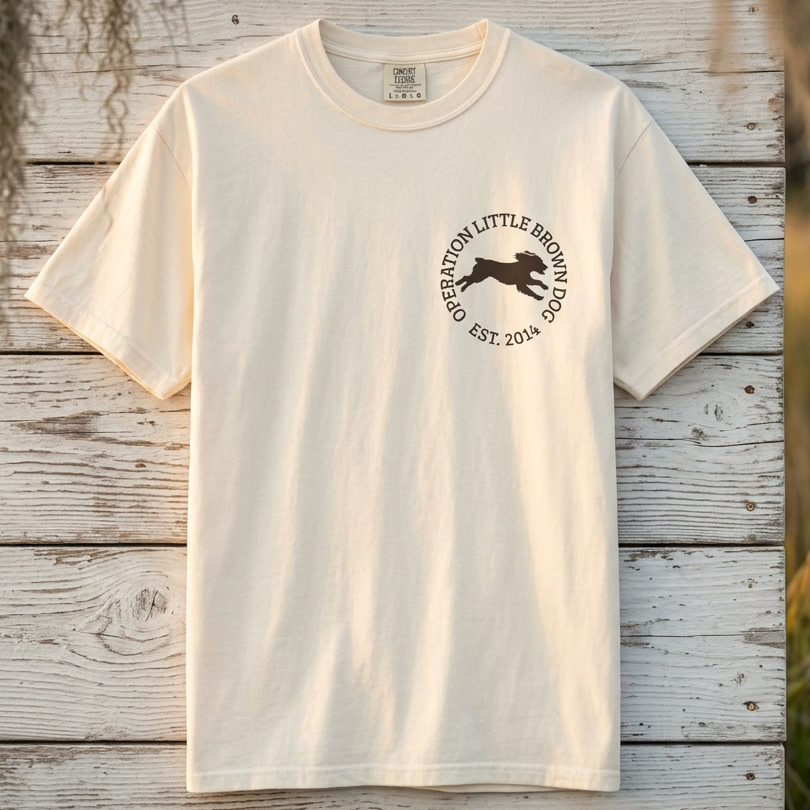 The Care They Need Operation Little Brown Dog Fundraiser T Shirt