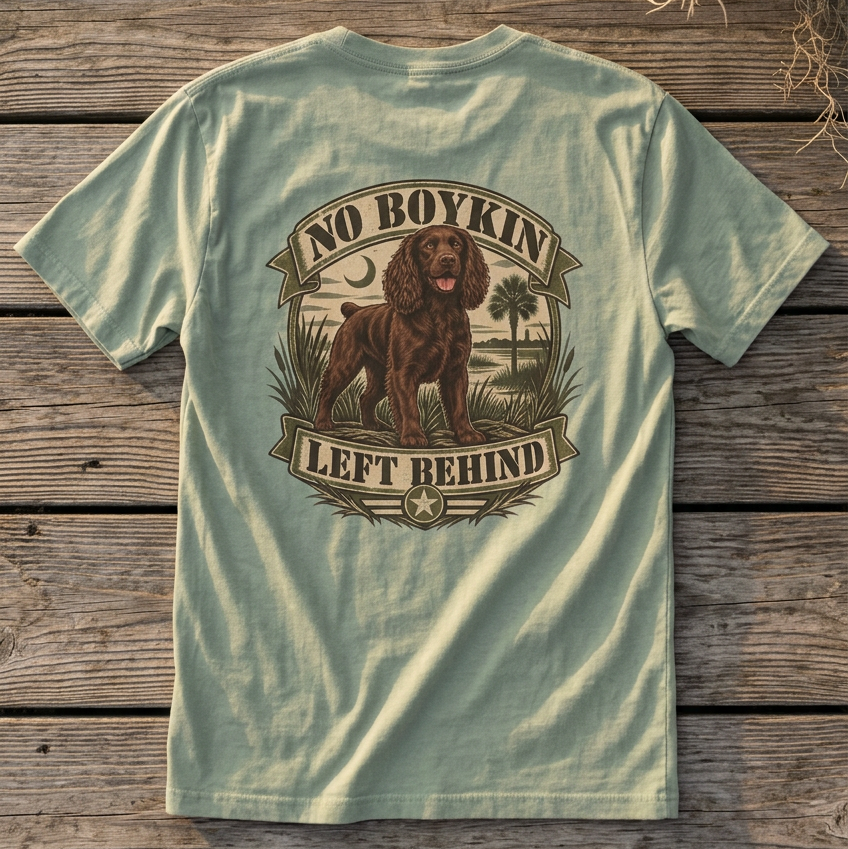 No Boykin Left Behind Operation Little Brown Dog Fundraiser T Shirt