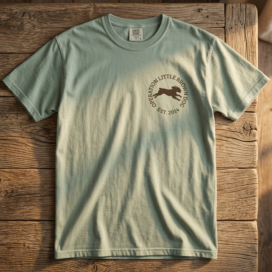No Boykin Left Behind Operation Little Brown Dog Fundraiser T Shirt