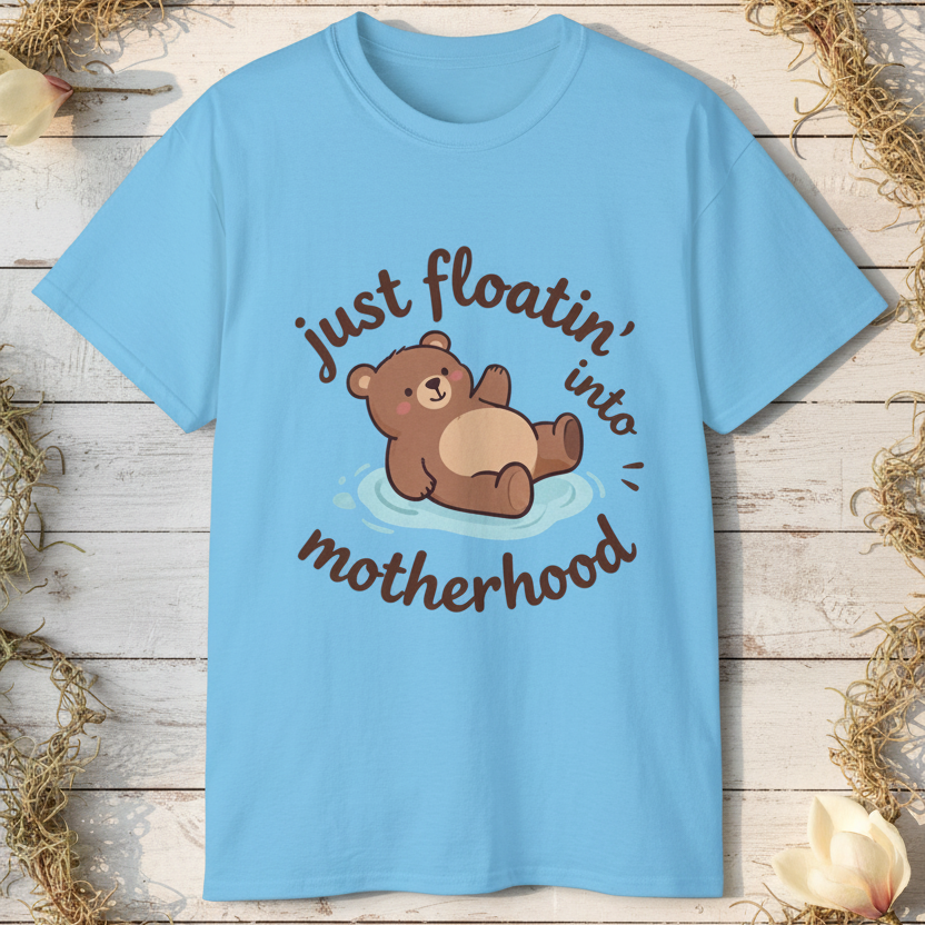 Bear "Floatin' Into Motherhood" Maternity T-Shirt