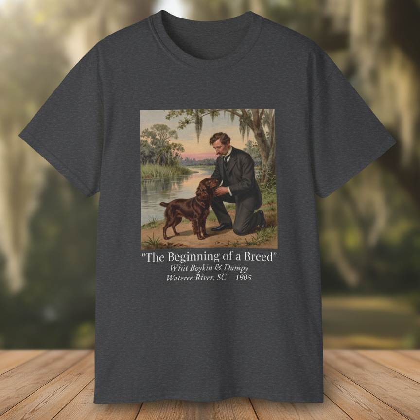 Boykin Spaniel "The Beginning of a Breed" Heritage T-Shirt
