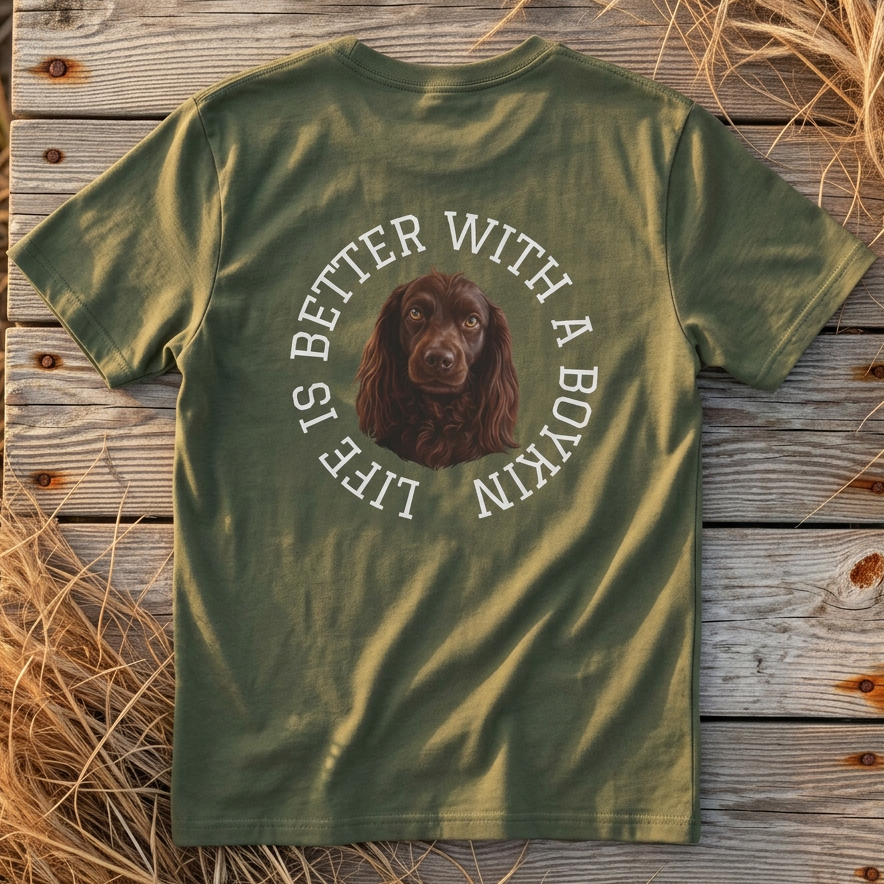 Double sided "Life Is Better With a Boykin" T-Shirt
