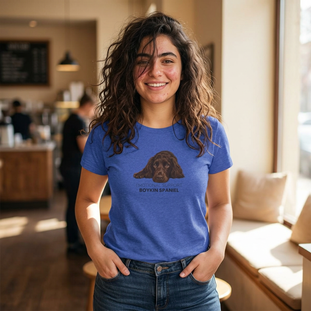 Boykin Spaniel Emotional Support Super Soft T-Shirt