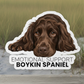 Boykin Spaniel Emotional Support Kiss-Cut Vinyl Sticker