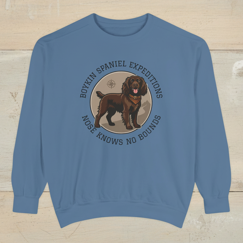 Boykin Spaniel Expeditions "Nose Knows No Bounds" Sweatshirt