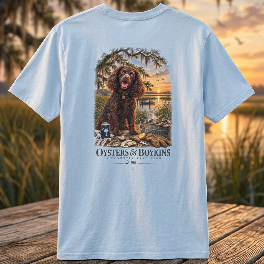Toodles Lowcountry Sporting Collection “Oysters & Boykins” T-Shirt