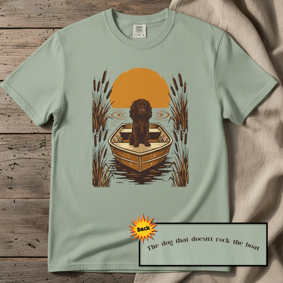 Boykin Spaniel "The Dog That Doesn't Rock the Boat" Duck Hunting T-Shirt