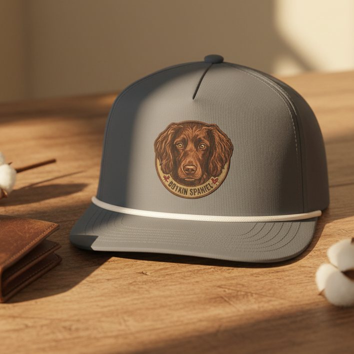 Boykin Spaniel Patch Vintage Rope Trucker Hat