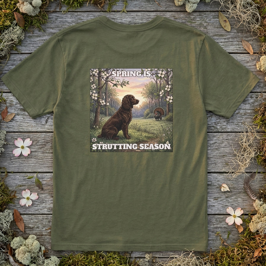 Boykin Spaniel "Spring is Strutting Season" T-Shirt